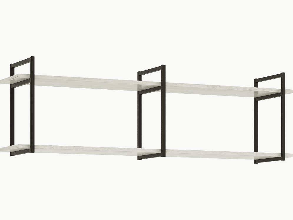 Нэнси LOFT Полка 1300 (ЛДСП) (Дуб Крафт белый) - фото №1