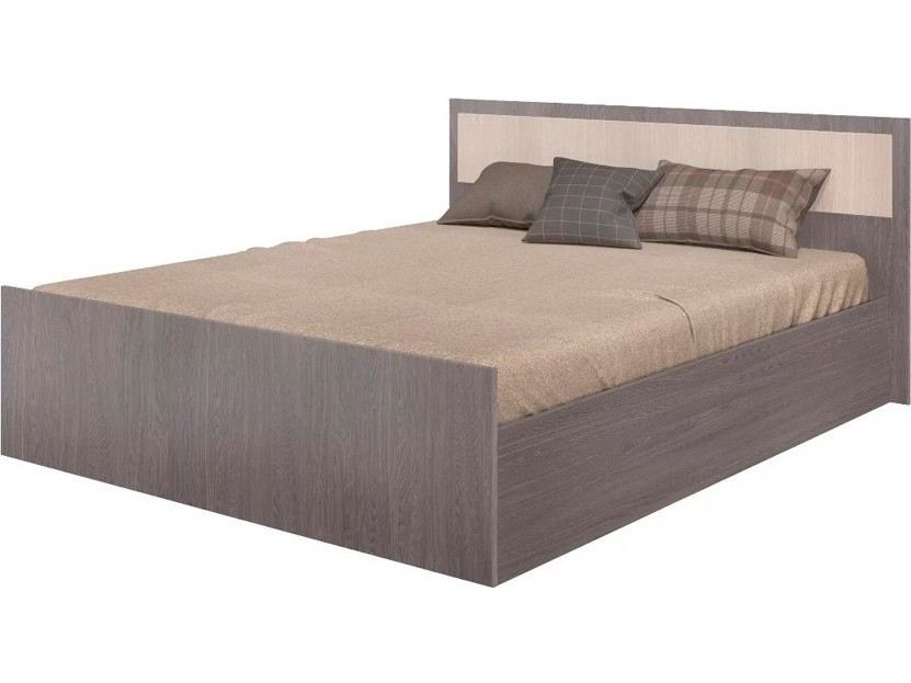 Фиеста Кровать 120, ясень шимо (Ясень шимо темный / светлый) - фото №1