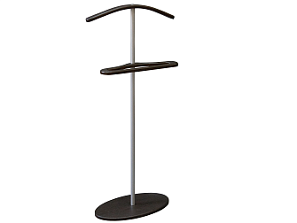 Вешалка костюмная Дэви 3 металлик/венге - фото №1