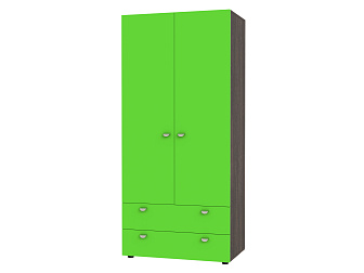 Шкаф двухстворчатый с ящиками Golden Kids - фото №1