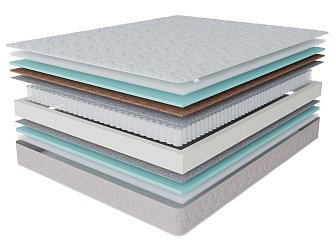 Матрас Фантазия Джаз чехол в ассортименте 120х190 - фото №1