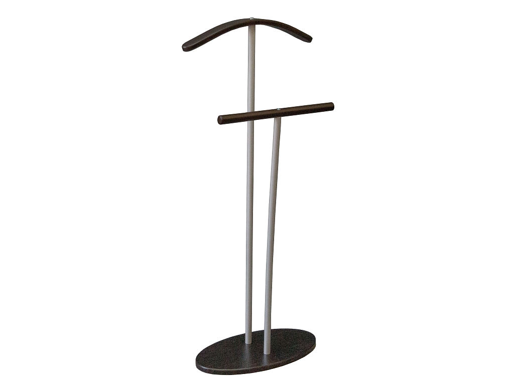 Вешалка костюмная Дэви 2 металлик/венге - фото №1