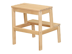 Лесенка-стремянка лак - фото №1, mebelik4630216191351