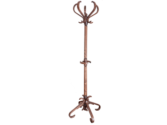 Вешалка напольная В 10Н средне-коричневый - фото №1